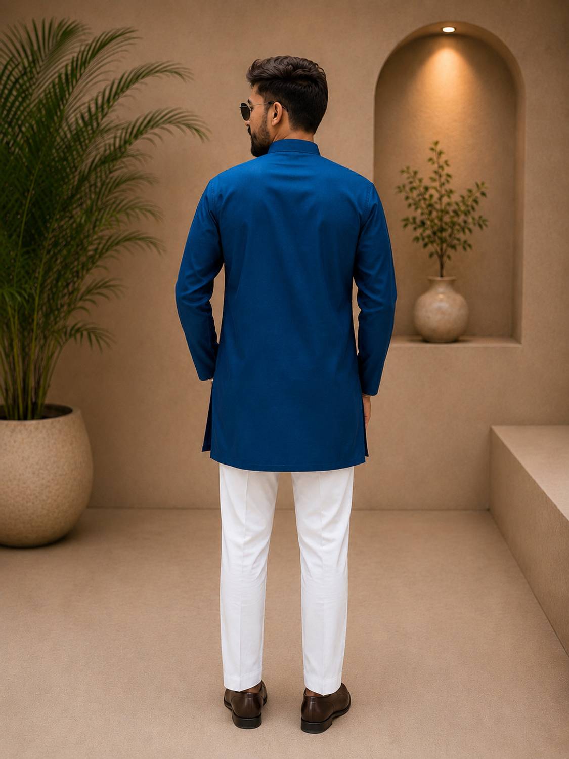 aradhna emporium Men Embroidered Straight Kurta - Image 2
