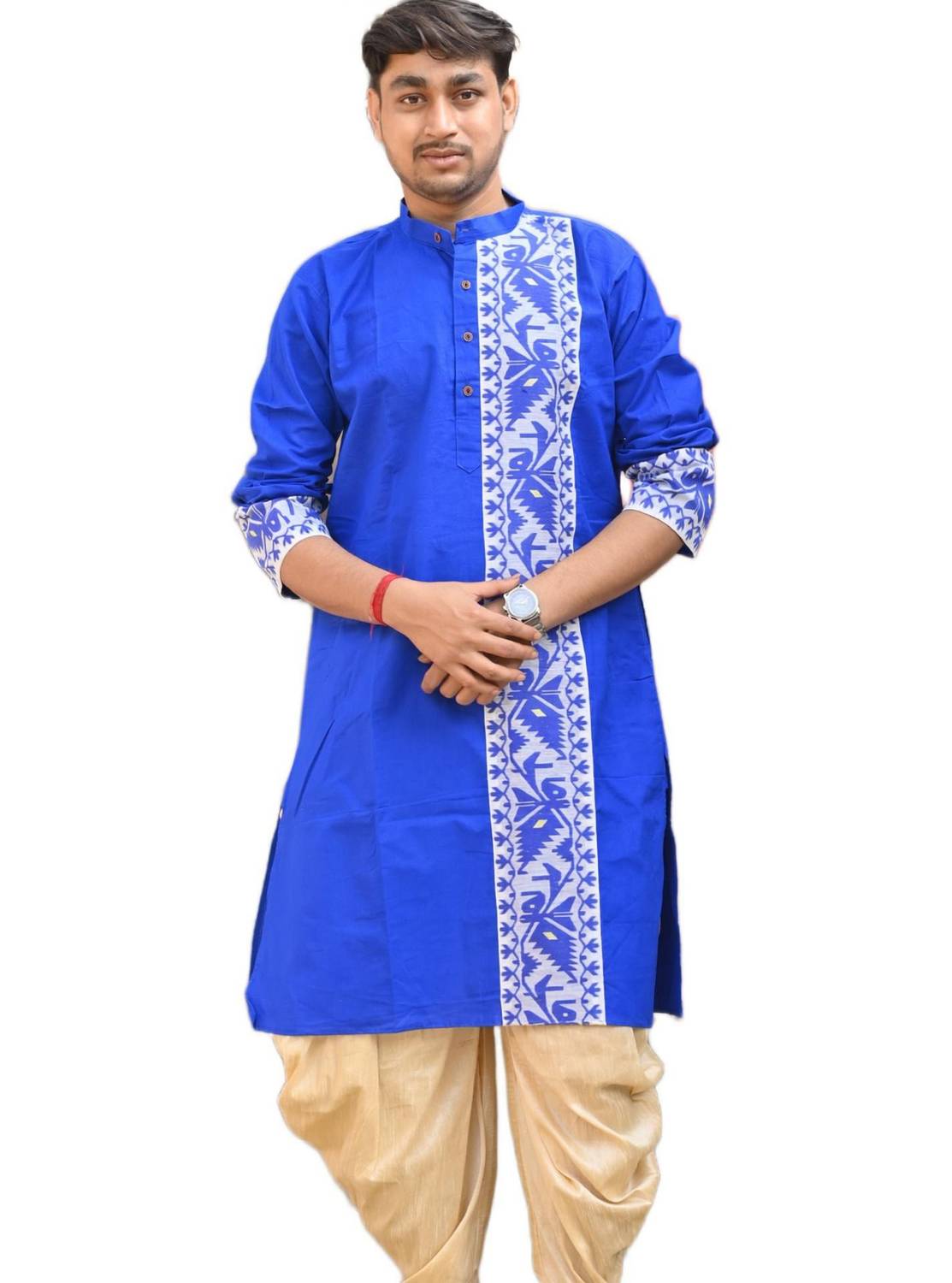 Sumit online Men Woven Design, Printed, Geometric Print Straight Kurta
