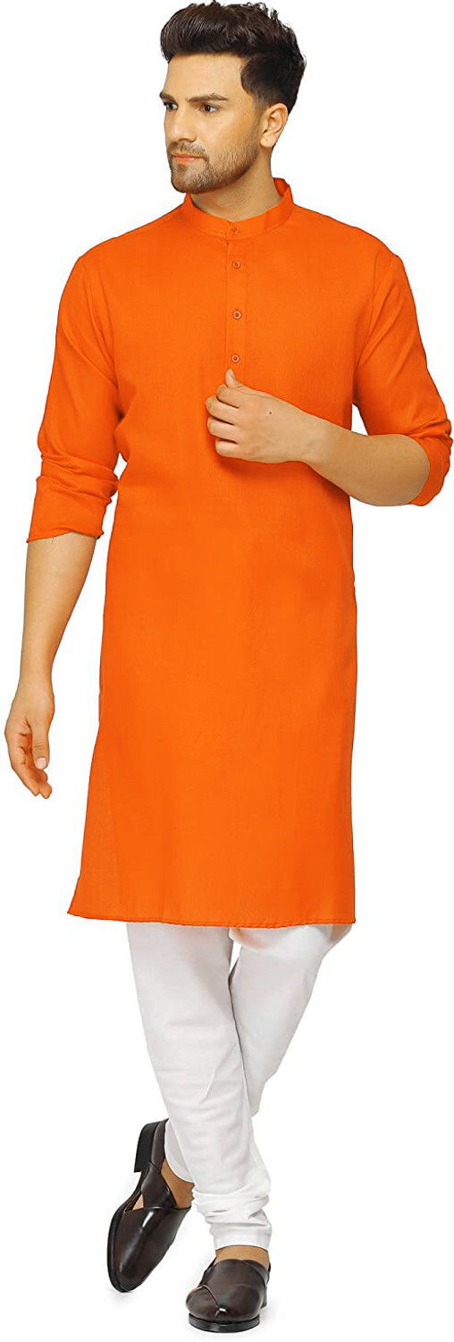 Image of VenkateshLaxmii Men Solid Straight Kurta