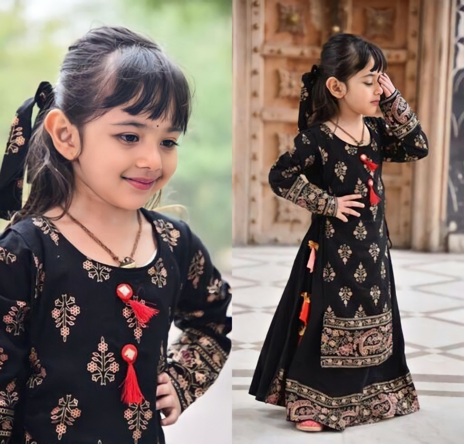 Image of JEEVIKA Girls Festive /Wedding Dress