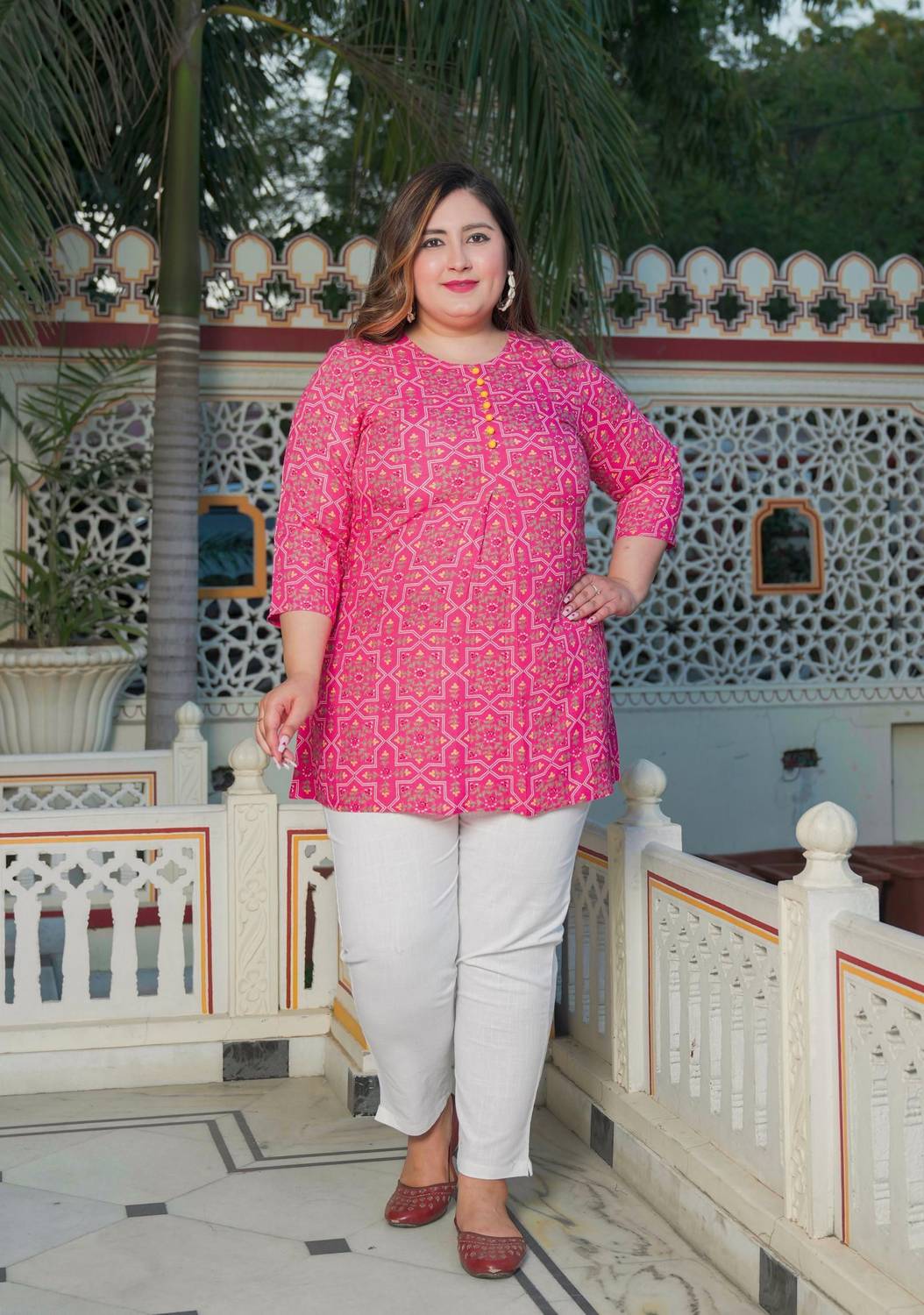IKRASS Women Printed Straight Kurta