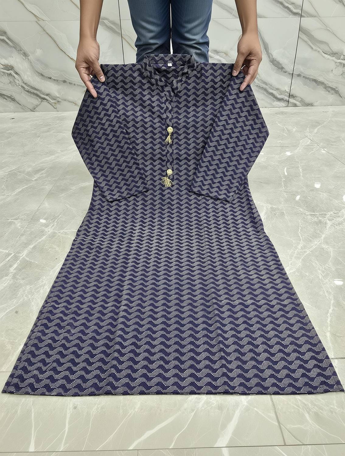 AOSLY Women Applique A-line Kurta
