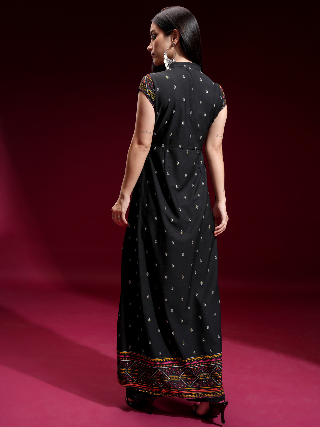 Image of Vishudh Women Printed A-line Kurta
