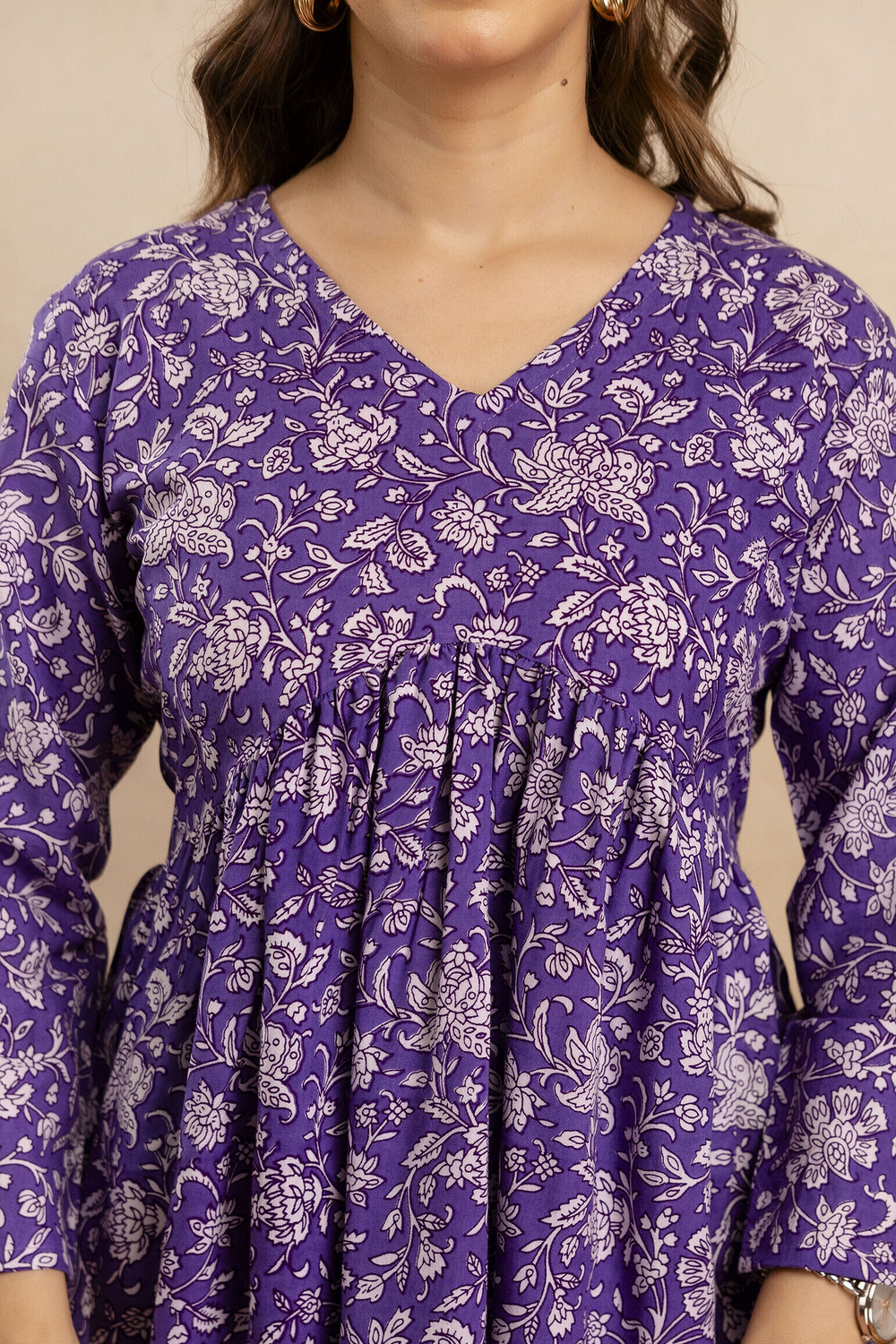 Image of Mialo fashion Women Printed Flared Kurta