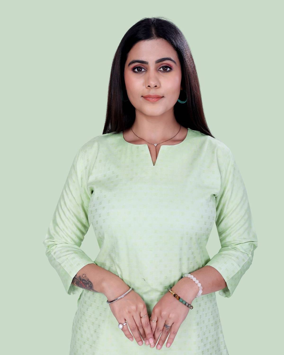 4K FASHION Women Printed Straight Kurta