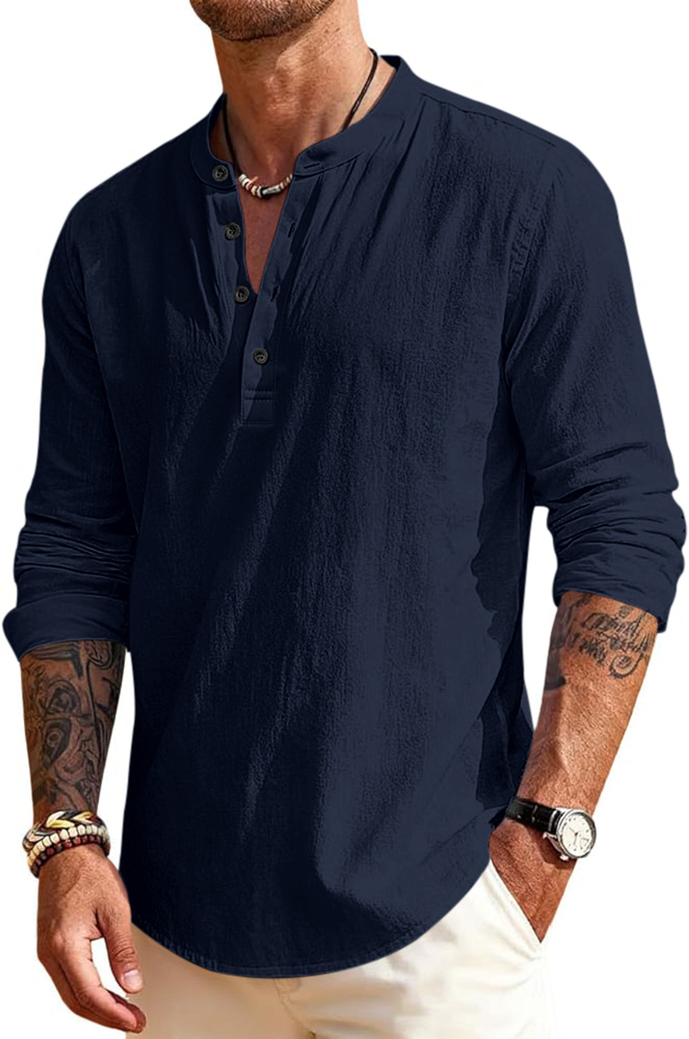Image of ZARTHA Men Self Design A-line Kurta