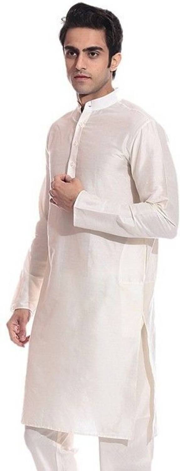 MAG Men Solid Straight Kurta