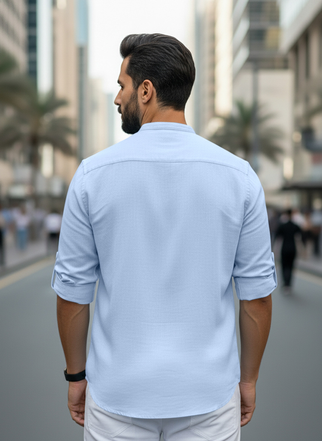 Image of ZARTHA Men Solid A-line Kurta