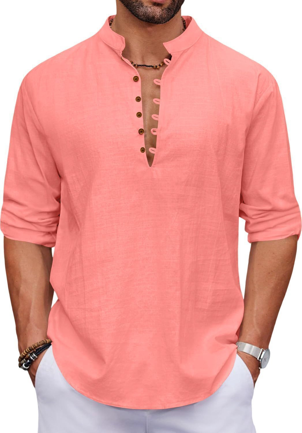 Image of ROYAL SCOUT Men Solid Straight Kurta