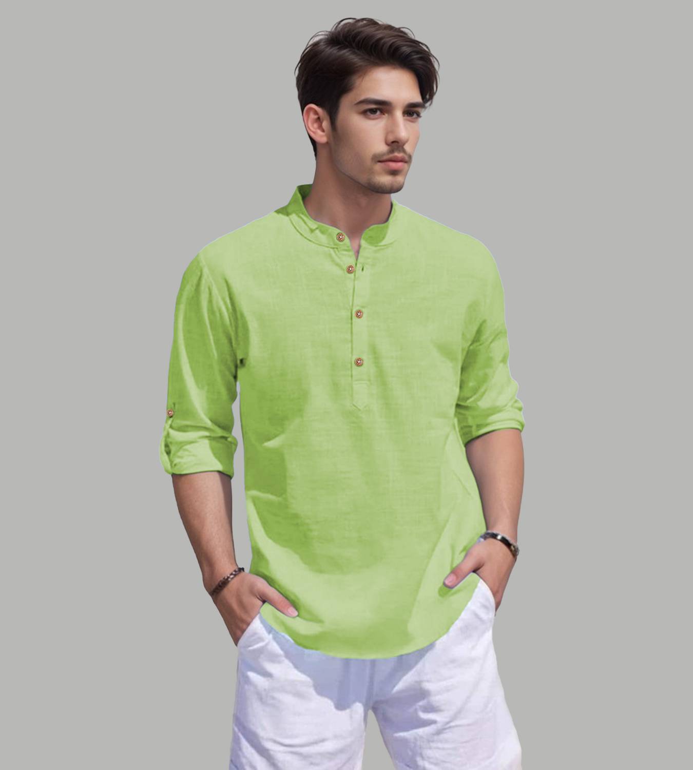 Univibe Men Solid Straight Kurta
