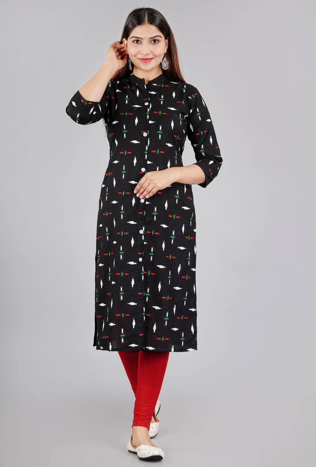 PYARE FASHION Women Printed Straight Kurta