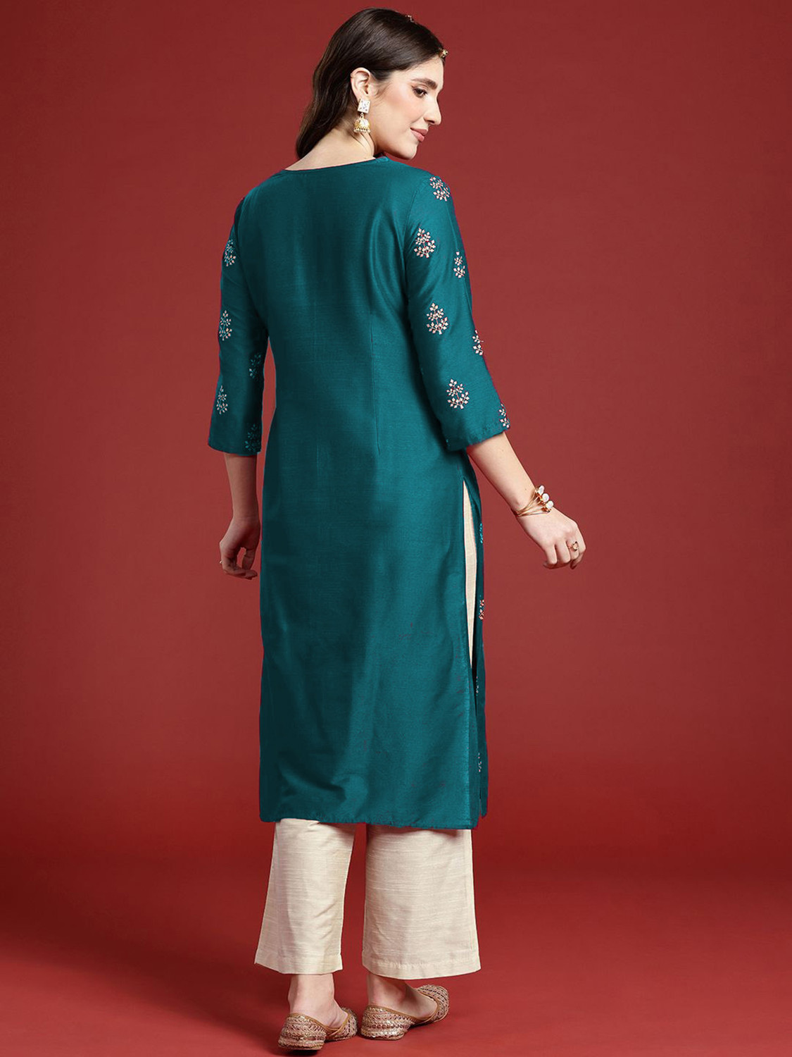 Image of PATMED Women Printed A-line Kurta