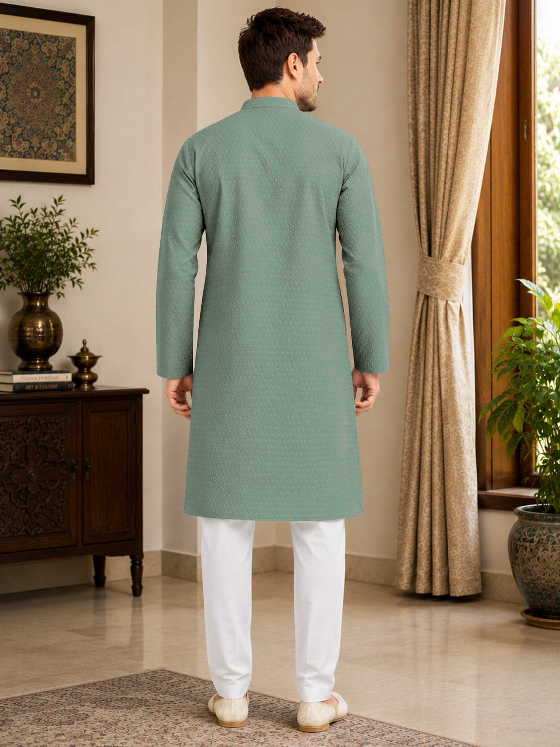 Image of VeBNoR Men Kurta Pyjama Set