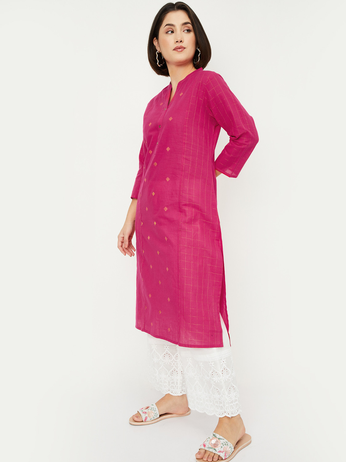 Image of MAX Women Printed Straight Kurta