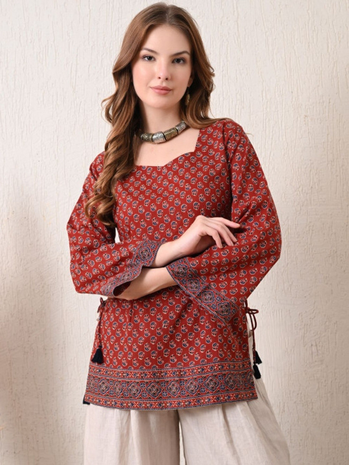 Image of ramaneey Women Printed Straight Kurta