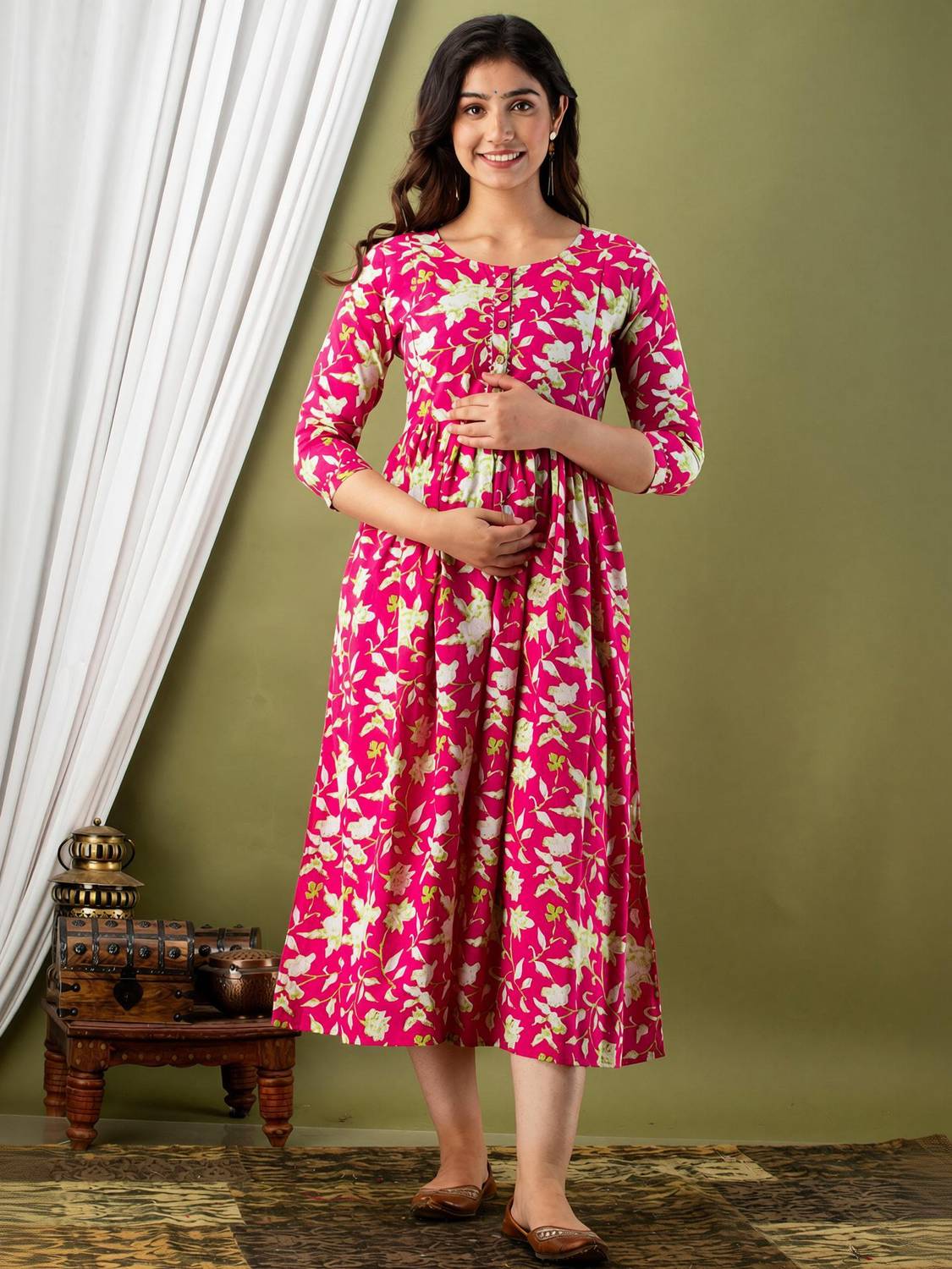 Murli Kurti Women Printed A-line Kurta