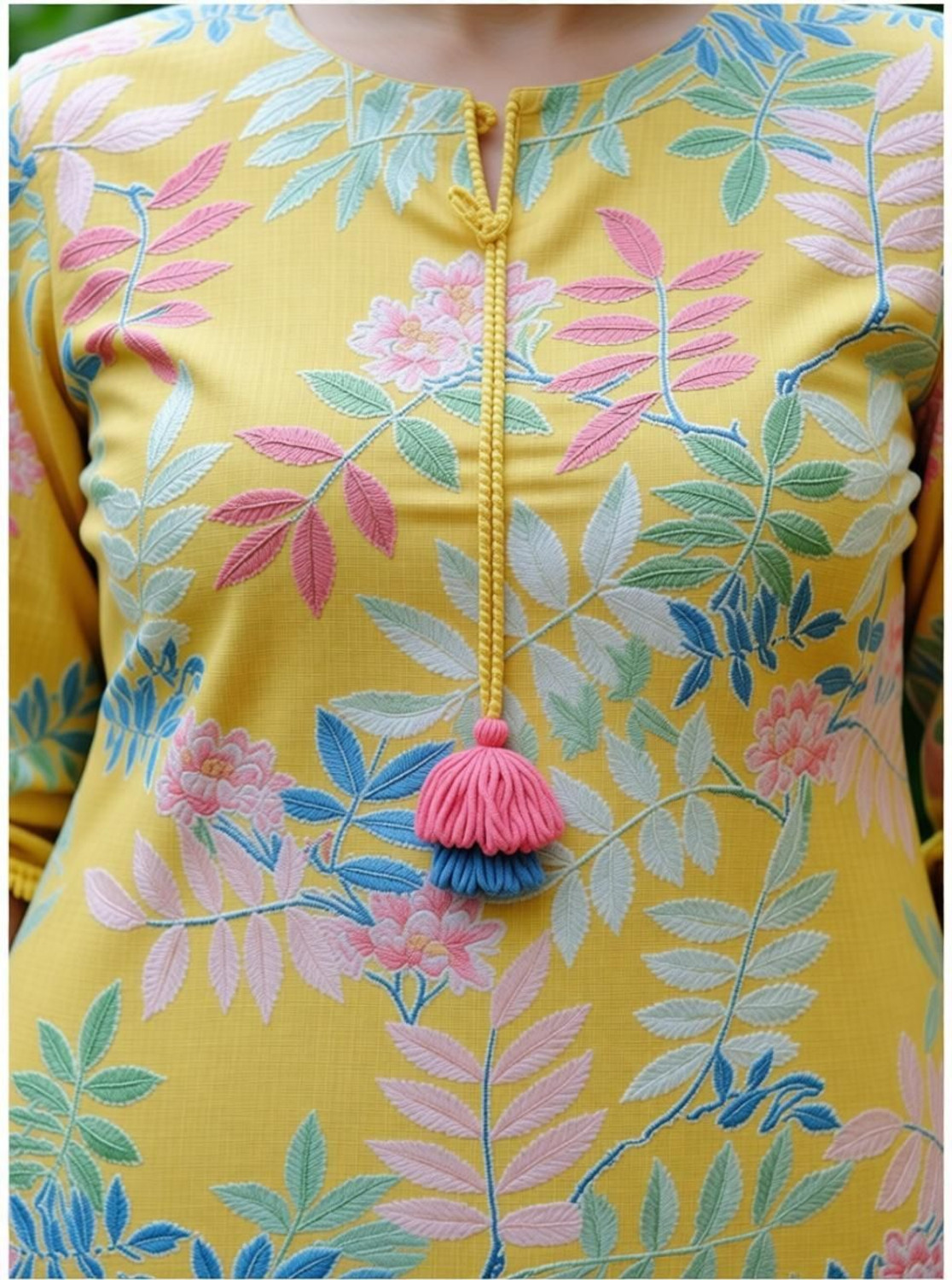 Image of Sa Rasa Women Floral Print Straight Kurta