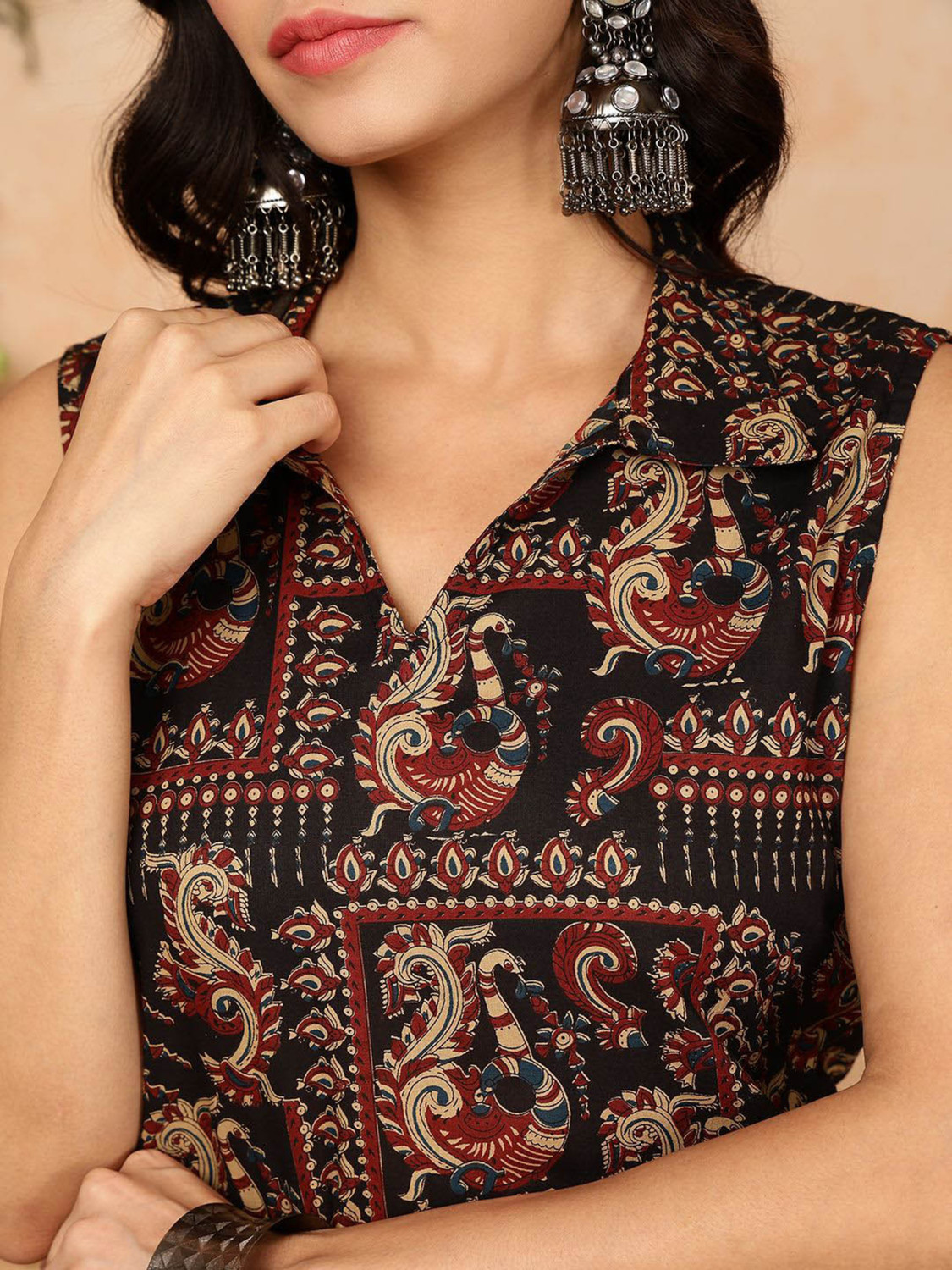 Image of Janmantar Women Printed Straight Kurta