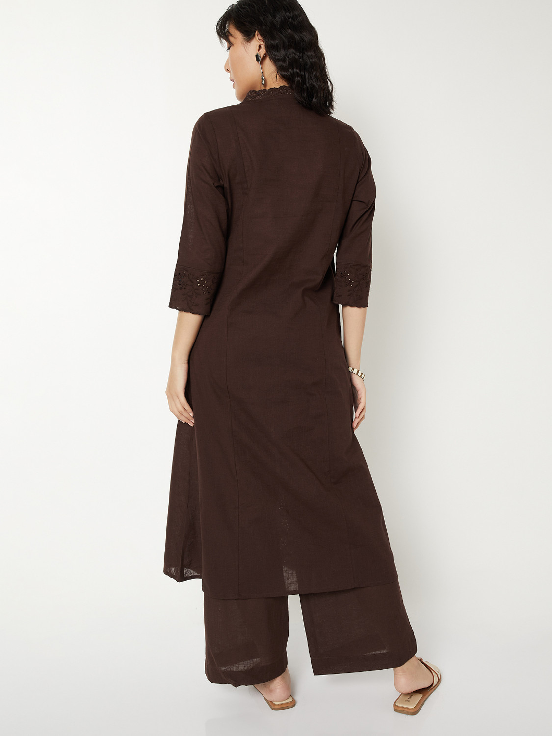 Image of MAX Women Self Design A-line Kurta