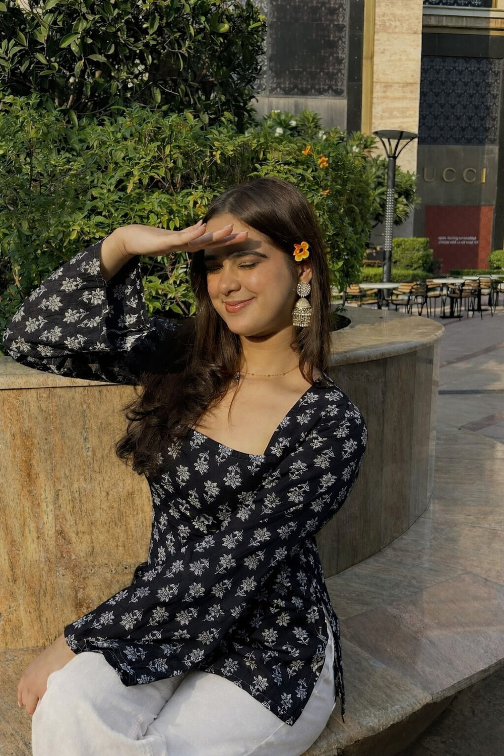 Image of neeravcreation Women Printed Straight Kurta