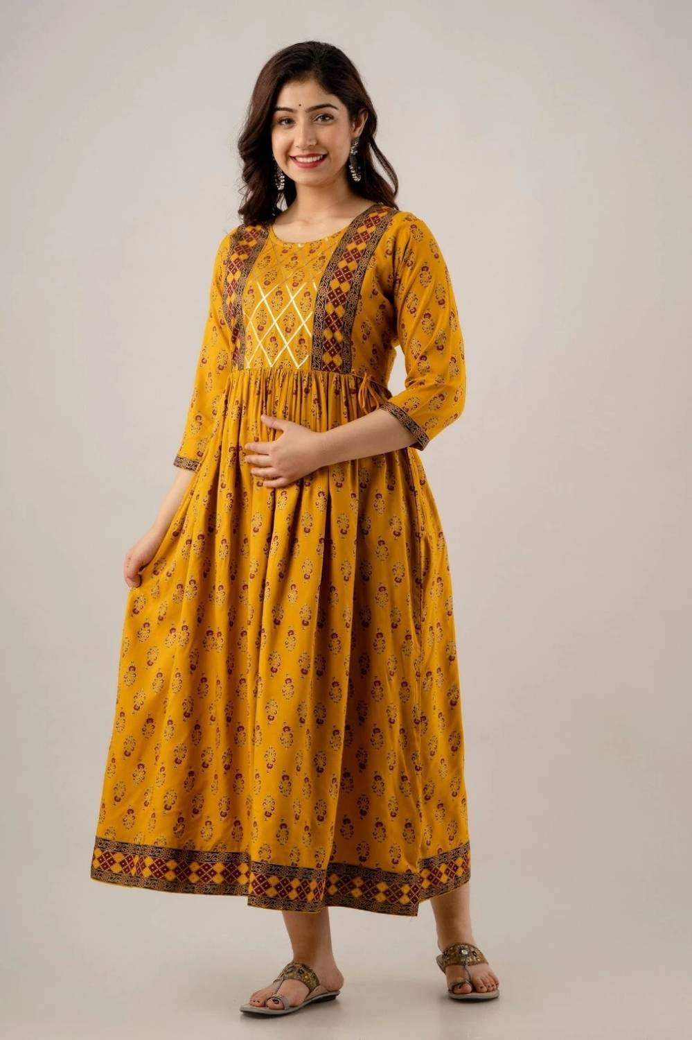 Tropwear Women Printed Anarkali Kurta