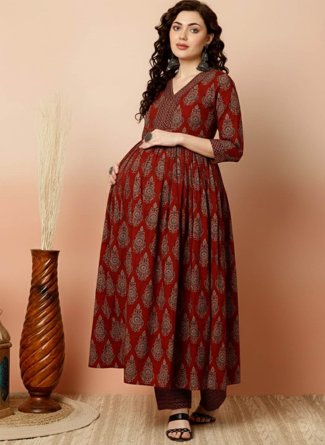 Image of sky fab Women Kurta Pant Set
