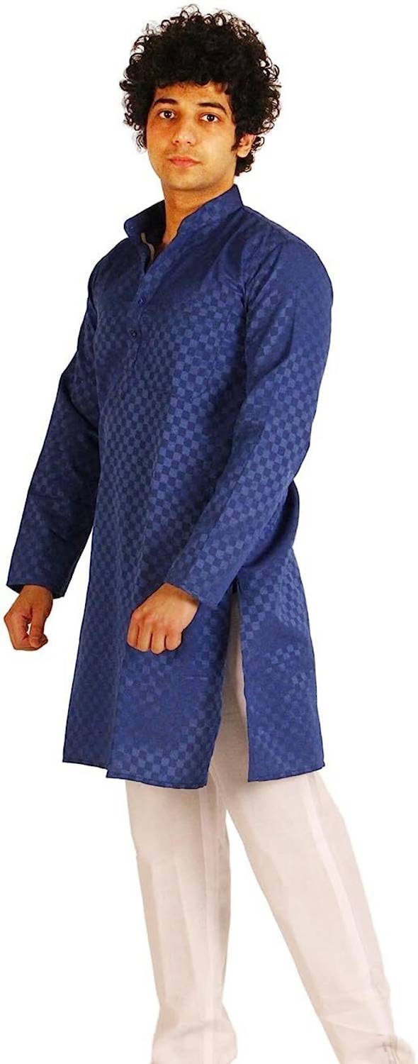 Chhabra Kreations Men Solid Straight Kurta