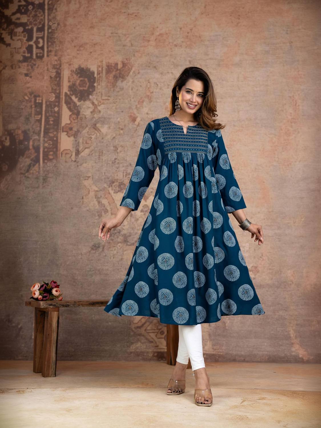 ARMUSE Women Printed Anarkali Kurta
