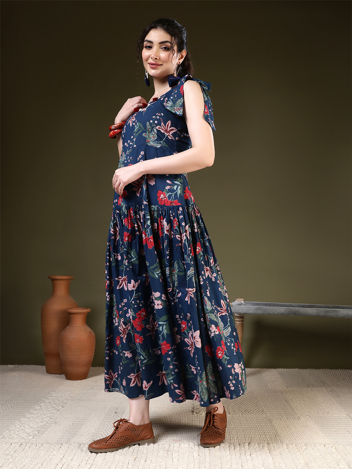 Image of KIMAYRA Women Printed A-line Kurta