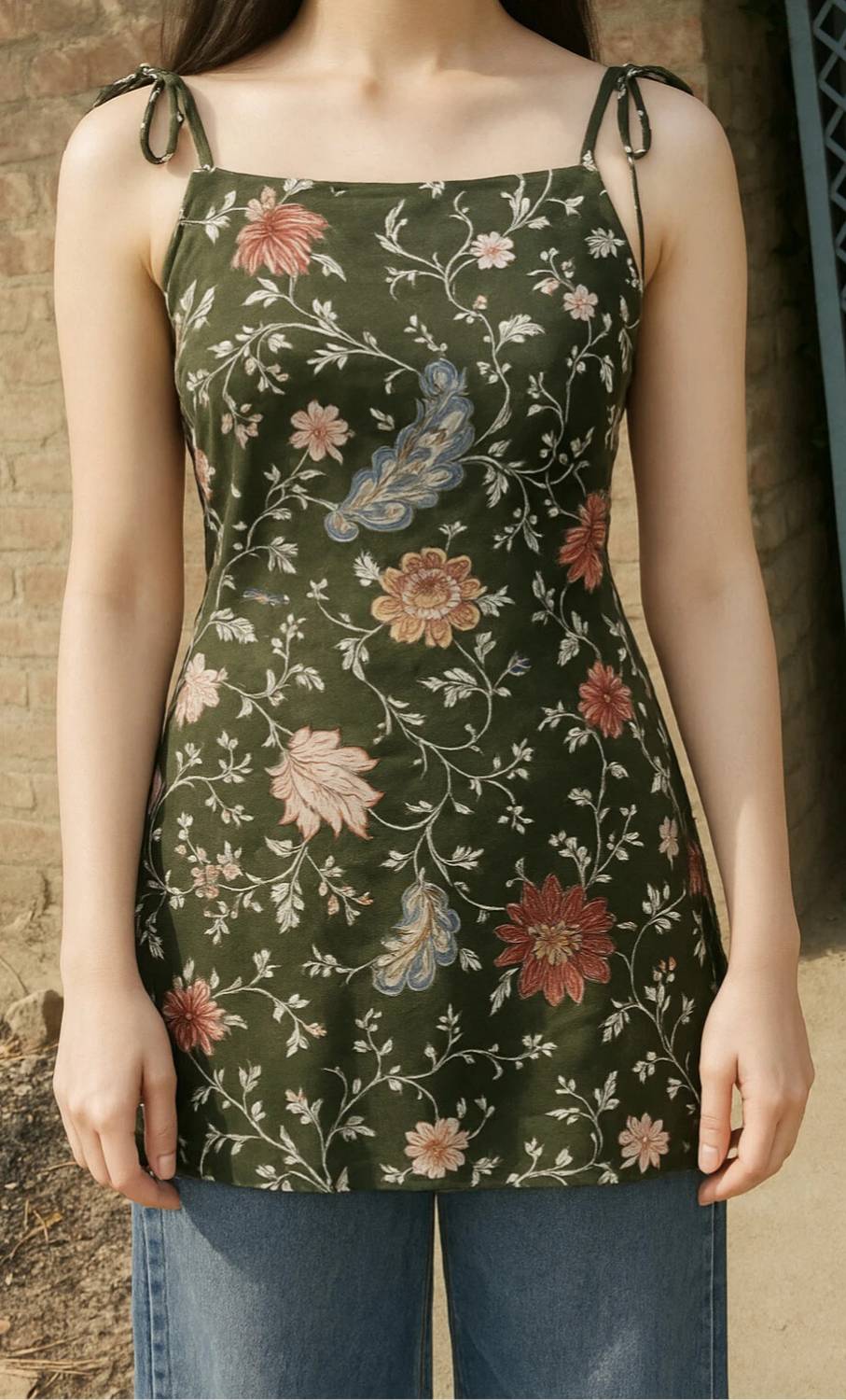 Aestheticindo Women Printed Straight Kurta