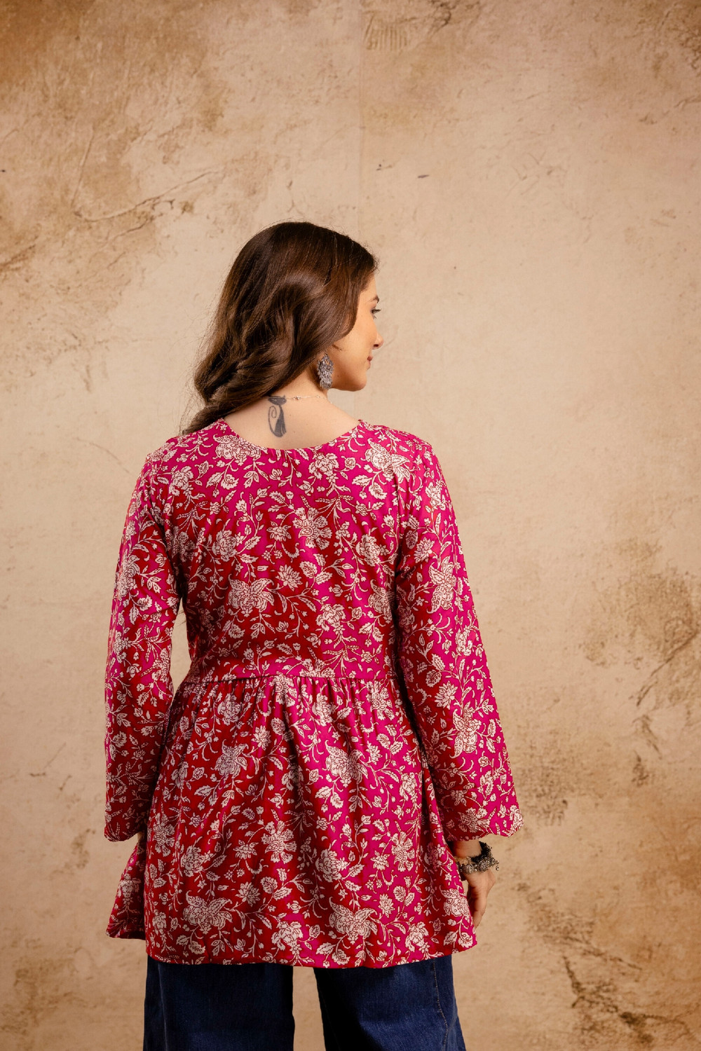 Image of Mialo fashion Women Printed Flared Kurta