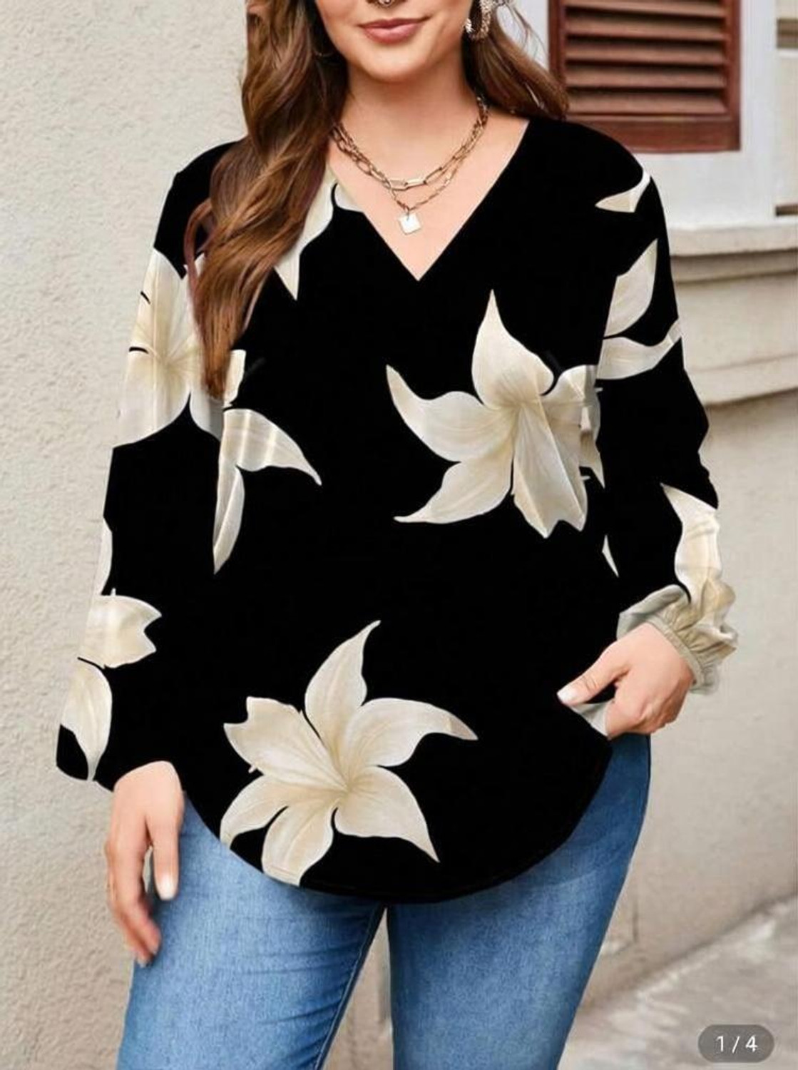 Image of openwardrobe Women Floral Print Straight Kurta