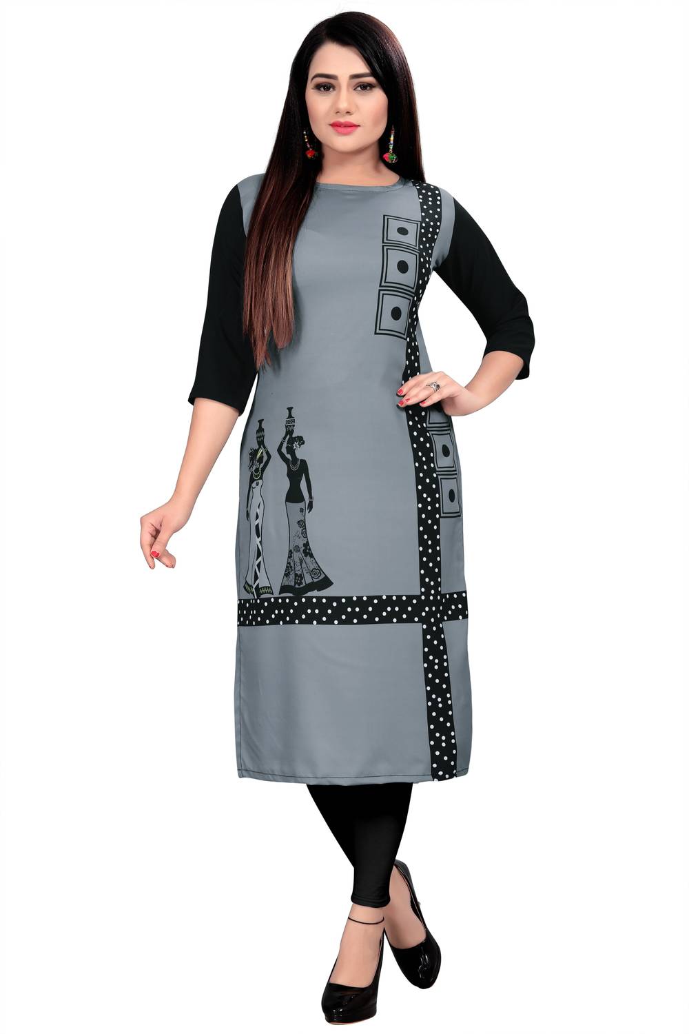 Modli 20 Fashion Women Striped Straight Kurta