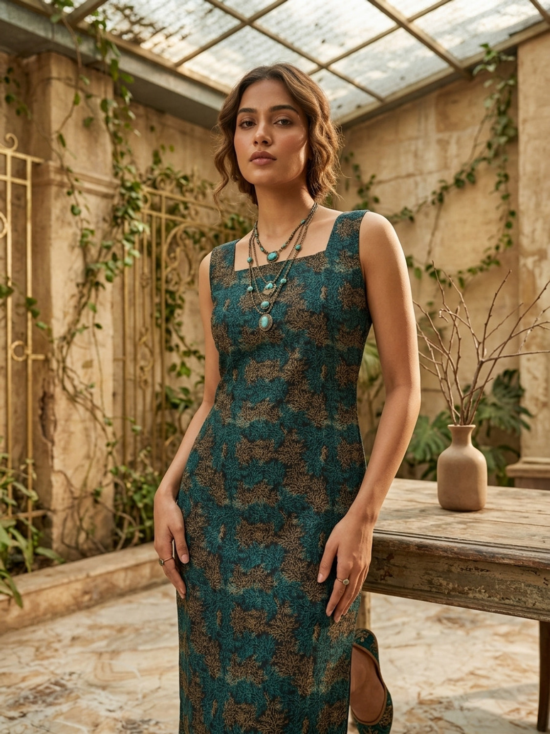 Image of ADEENA Women Printed A-line Kurta
