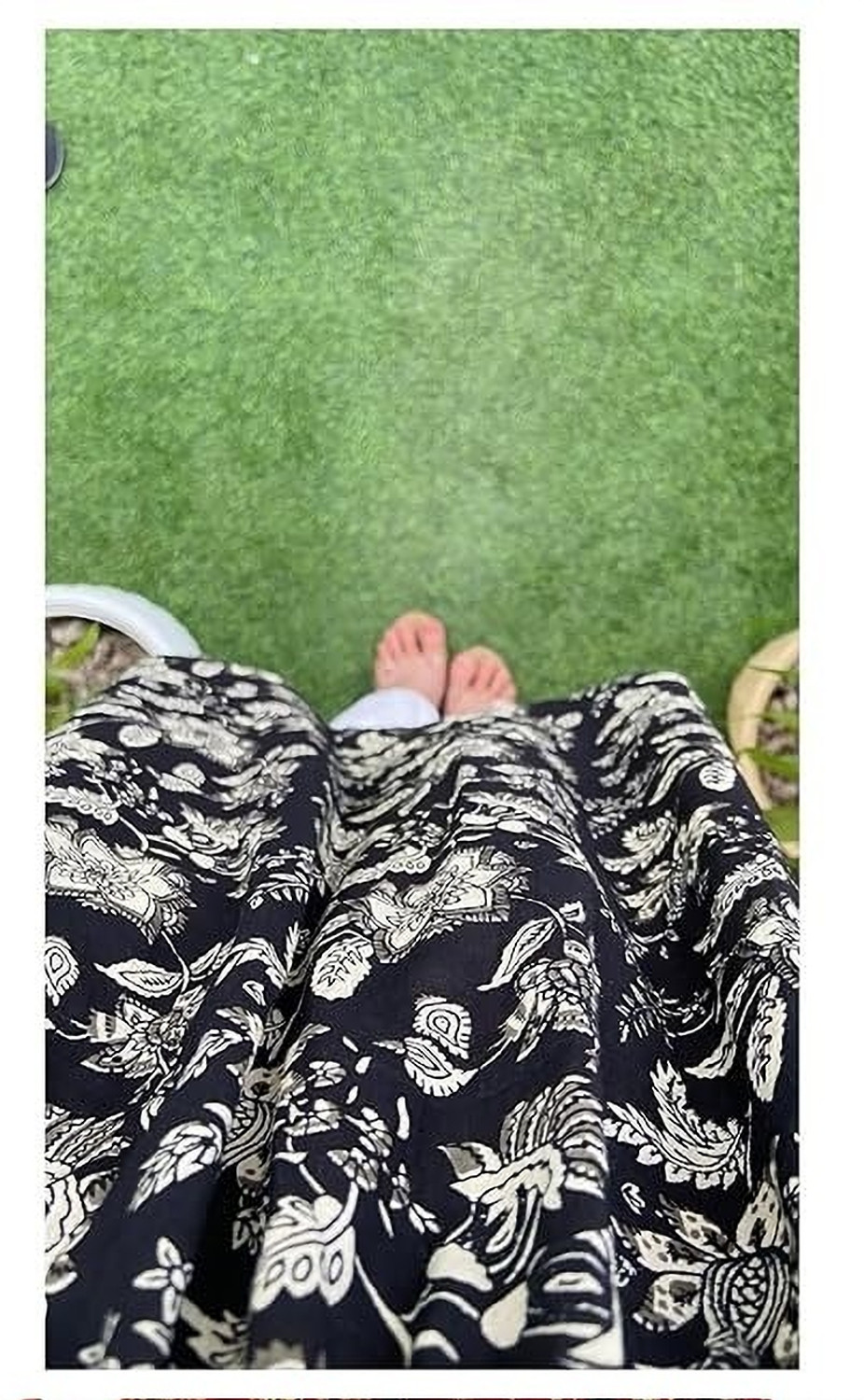 Image of VANKAR Women Floral Print Flared Kurta