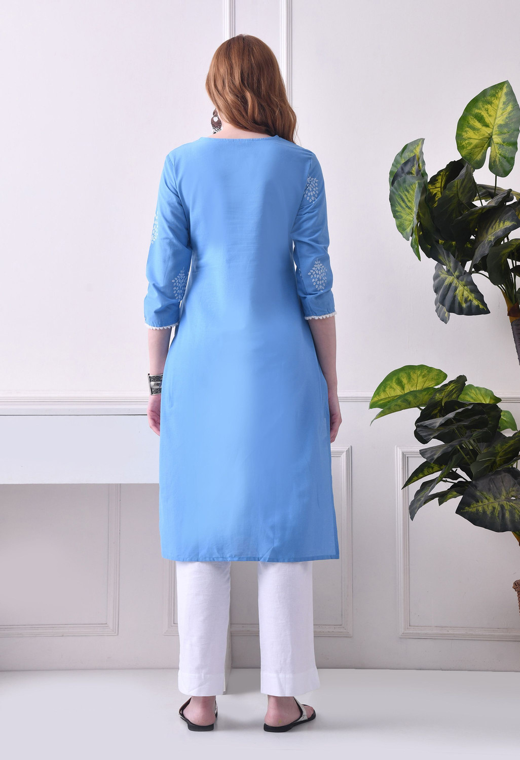 Image of KJFAB Women Printed Straight Kurta