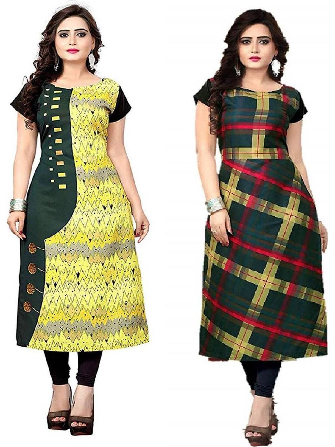 ak fashion mall Women Printed A-line Kurta