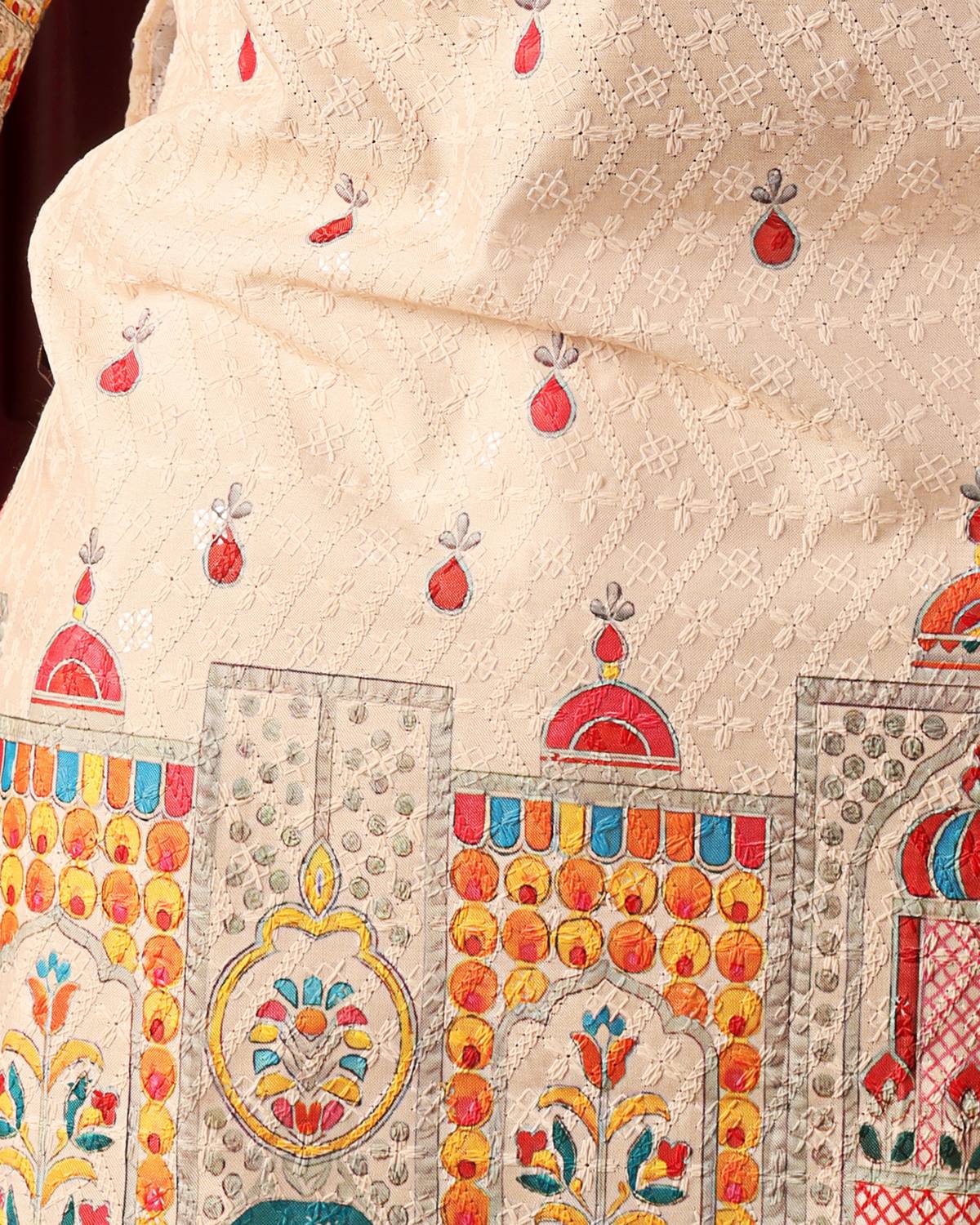 BBS Men Embroidered Straight Kurta - Image 5