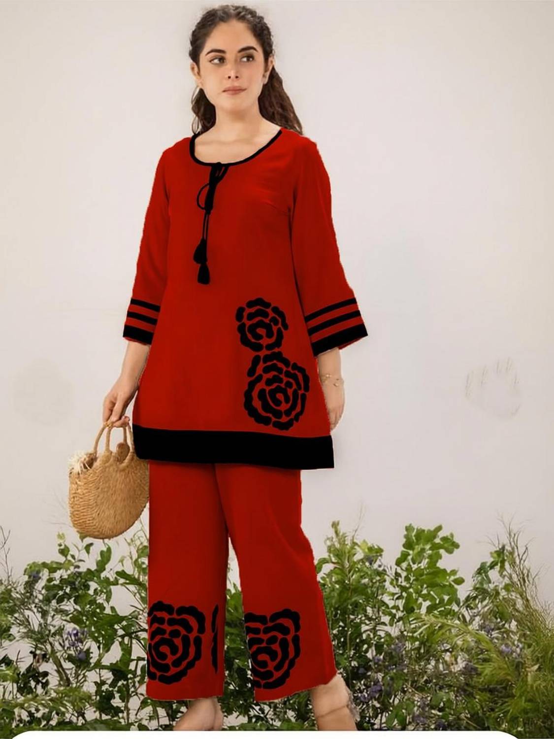 BlueKart Women Kurti Palazzo Set