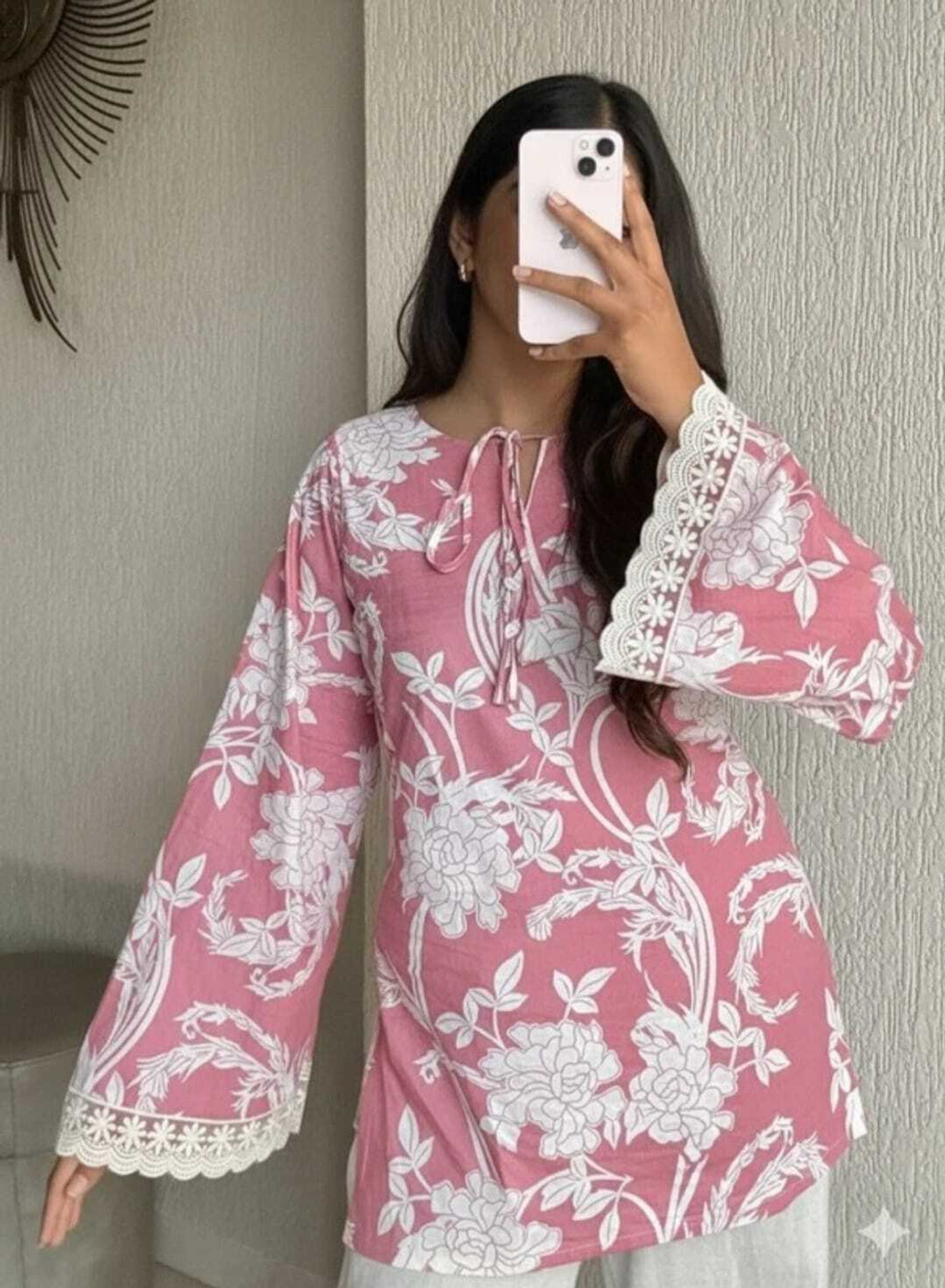 Image of ZOHA ART Women Embroidered A-line Kurta