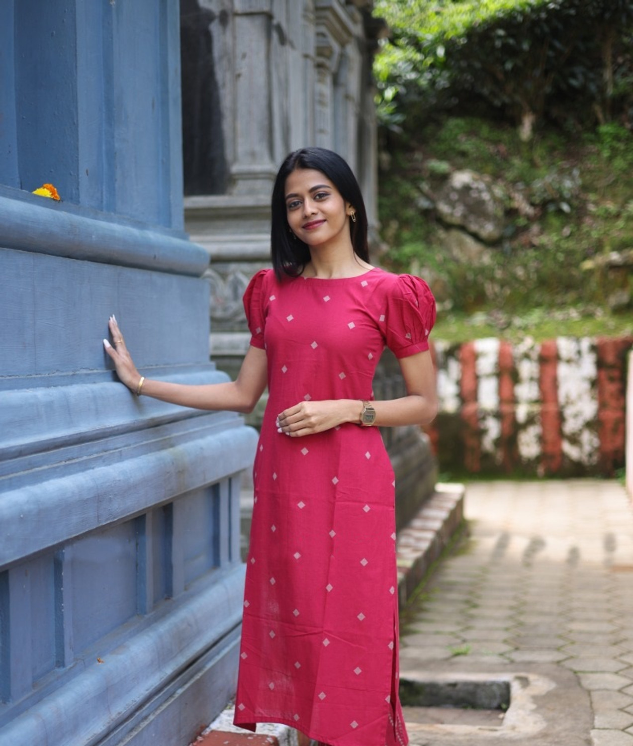 Image of SILKSUTRA Women Printed Straight Kurta
