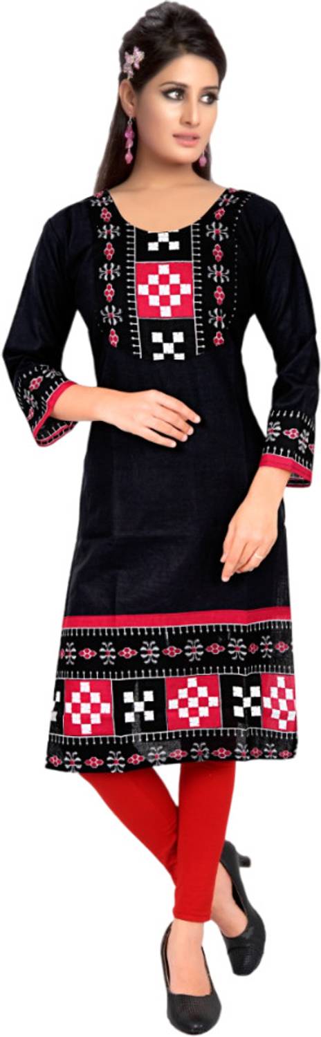 ARTFULTHREADS Women Printed, Geometric Print A-line Kurta
