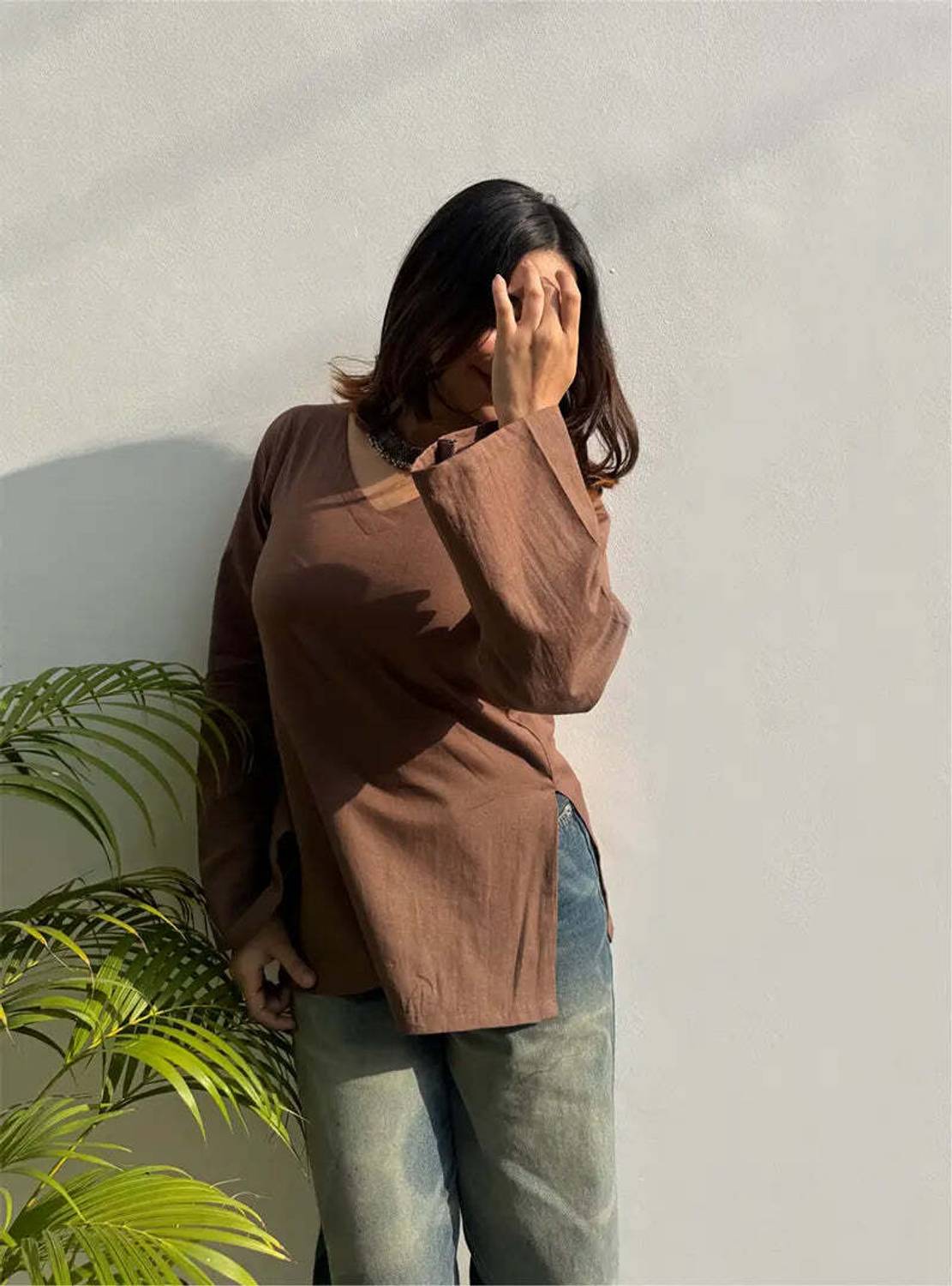Aaghnya Fashion Women Solid Straight Kurta