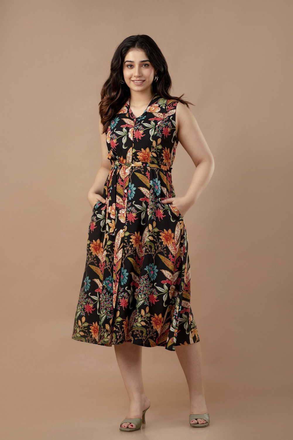Image of VIPY HANGER Women Printed A-line Kurta