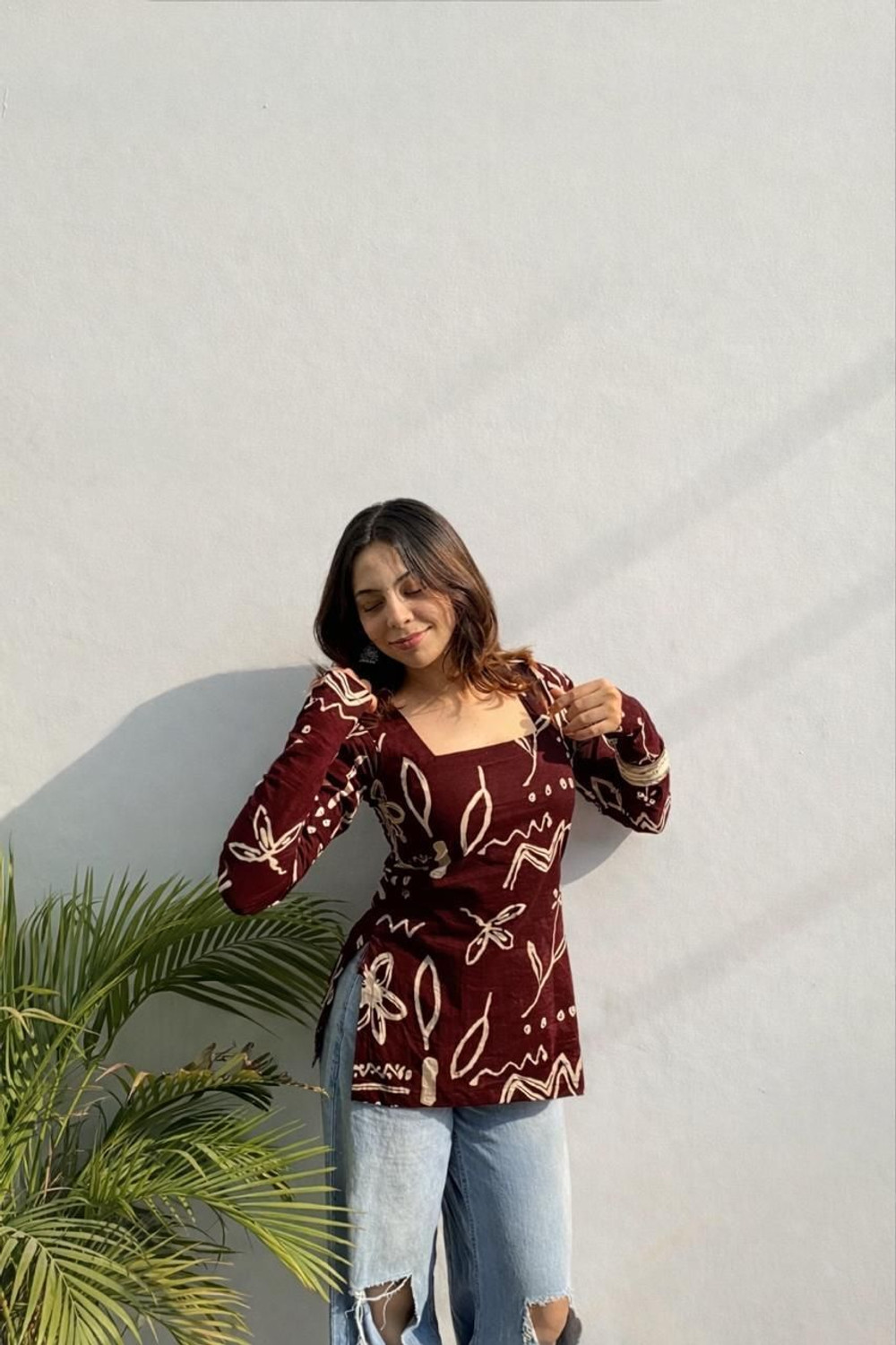 Image of upsara fashion Women Printed Straight Kurta