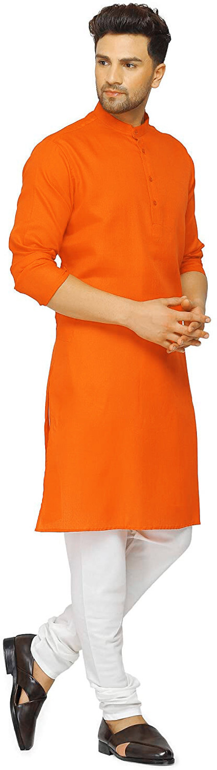 Image of VenkateshLaxmii Men Solid Straight Kurta