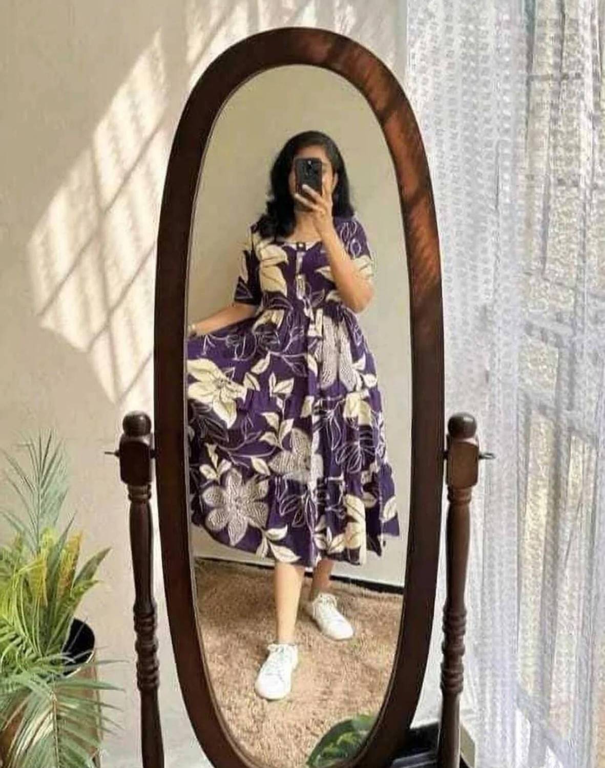 First Affair Women Printed Anarkali Kurta