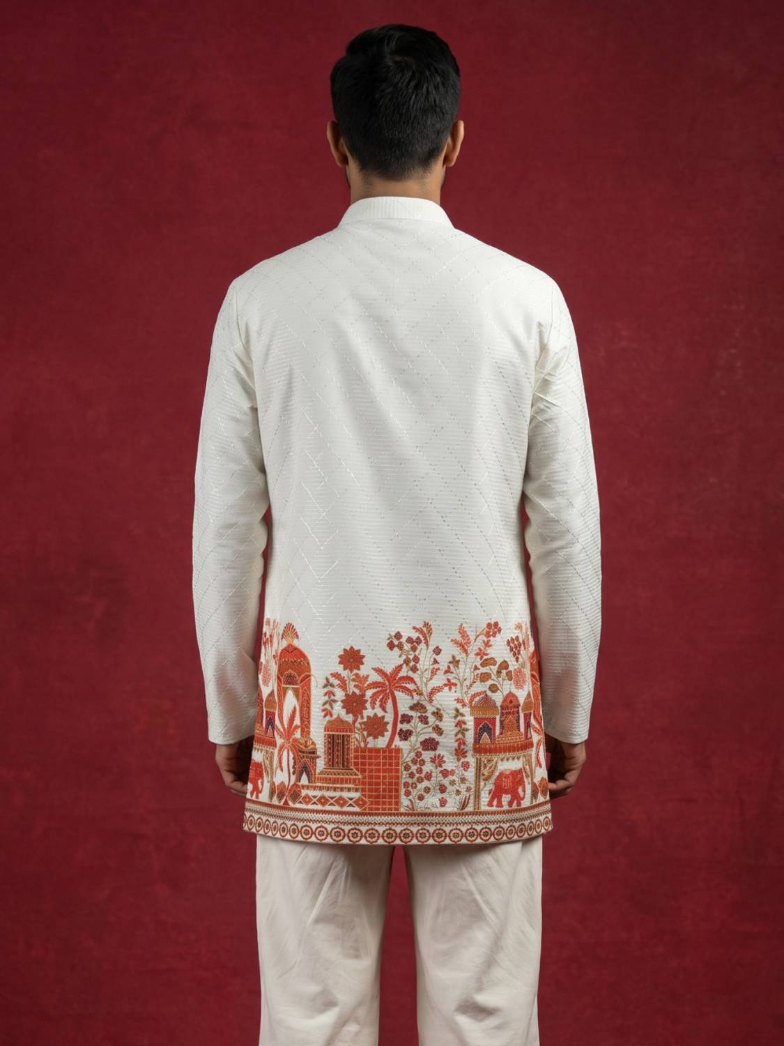 ANOUK Printed Cotton Blend Straight Kurta - Image 2
