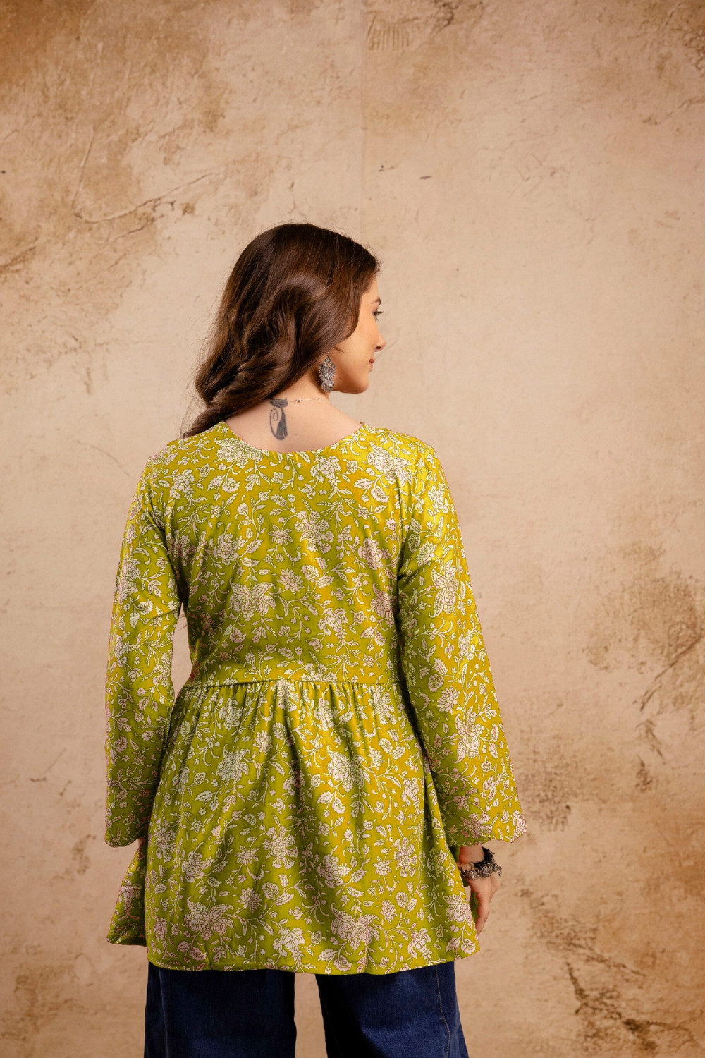 Image of Mialo fashion Women Printed Flared Kurta