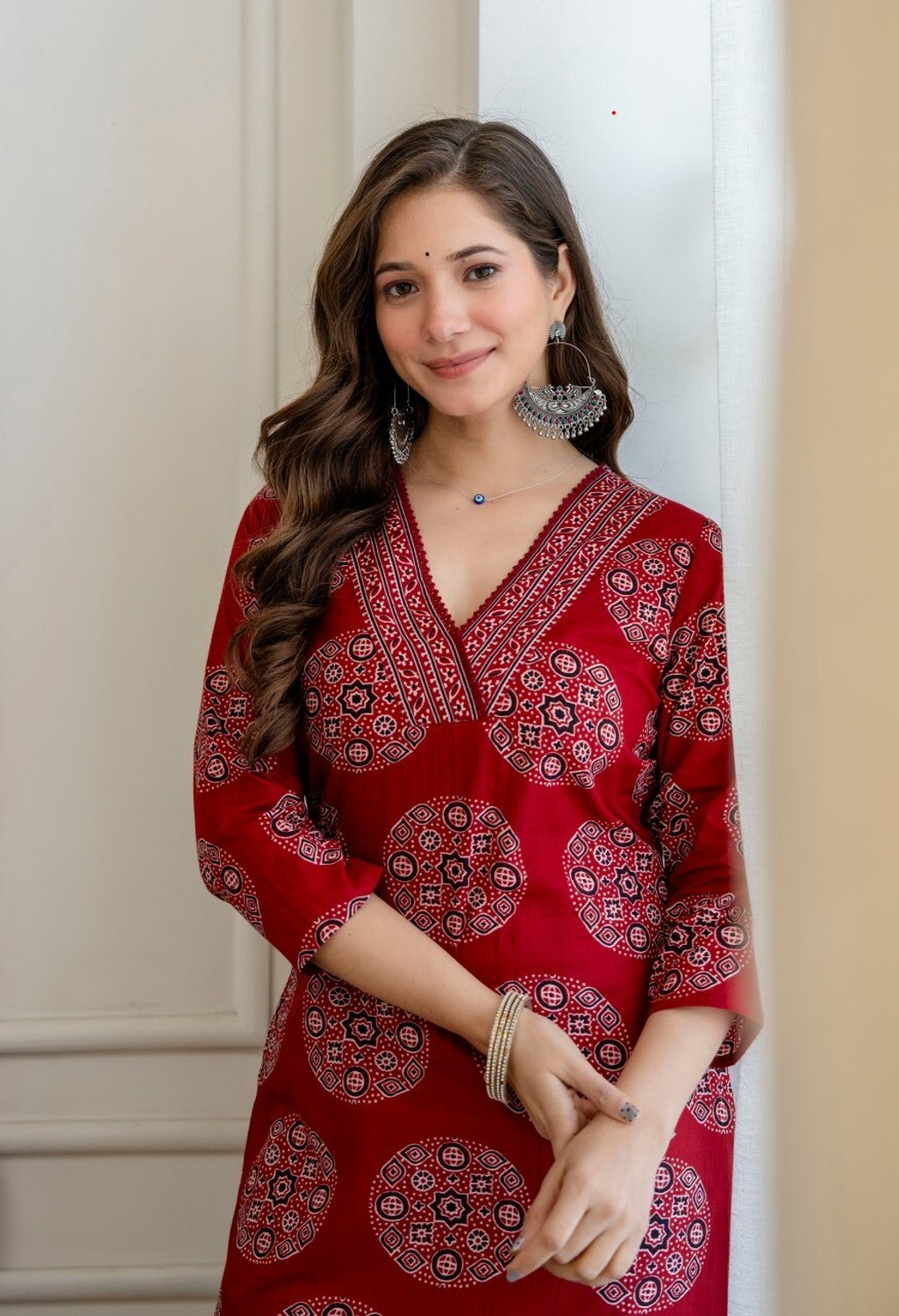 Image of Angira Jaipur Women Printed A-line Kurta